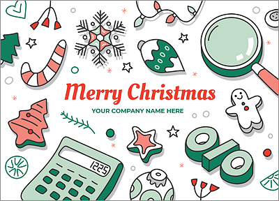 Tax Merry Christmas Card
