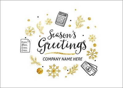 Tax Prep Christmas Card