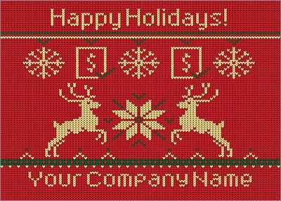 Tax Reindeer Christmas Card