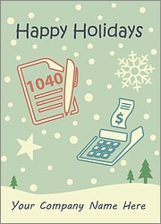 Tax Snowfall Card