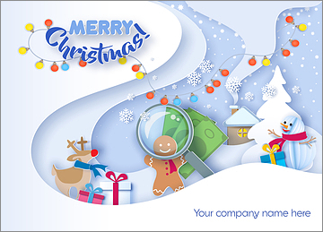 Tax Snowflakes Card