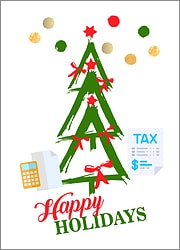 Tax Tree Holiday Card