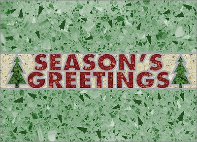Terrazzo Holiday Card