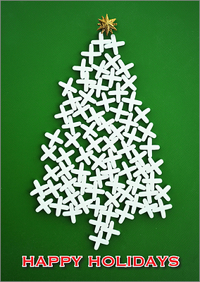 Tile Christmas Card