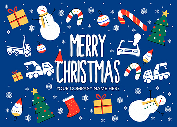 Tow Seasons Greeting Card