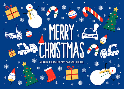 Tow Seasons Greeting Card