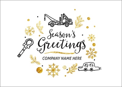 Towing Icons Holiday Card