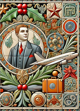 Travel Agent Christmas Card Cool