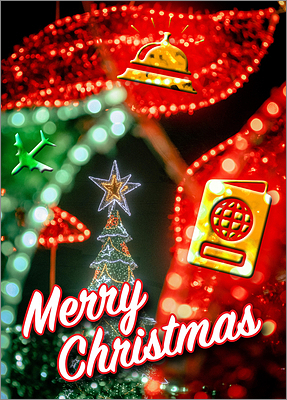 Travel Bright Lights Card