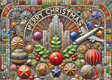 Travel Christmas Card Superb