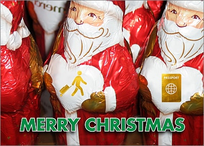 Travel Santas Card