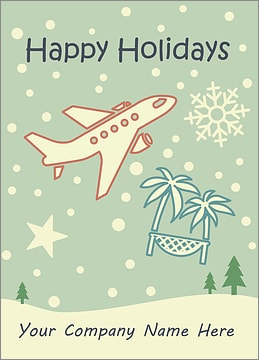 Travel Snowfall Card