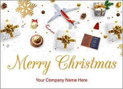 Travel Christmas Cards | Travel Holiday Greeting Cards | Ziti Cards