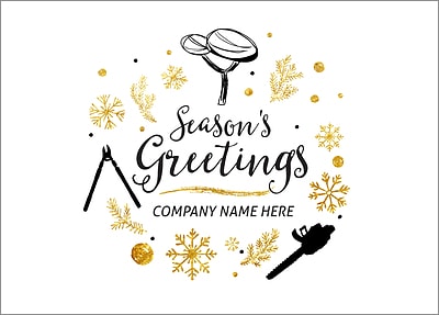 Tree Icons Holiday Card