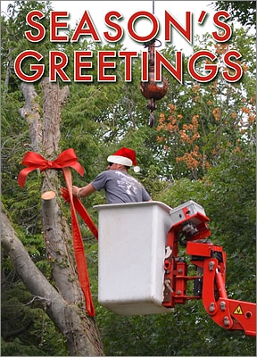 Tree Service Christmas Card