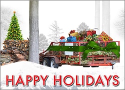 Tree Service Holiday Card