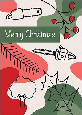 Tree Service Holly Card