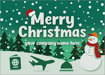 Trip Seasons Greeting Card