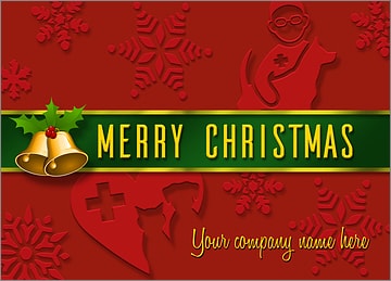 Veterinarian Card Red