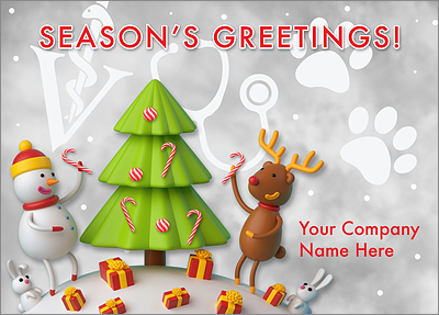 Veterinary Cheerful Card