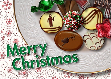 Welder Christmas Candy Card