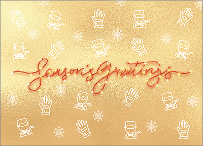 Welders Gold Card (Glossy White) 