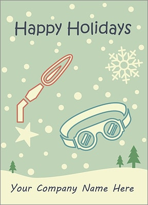 Welding Snowfall Card