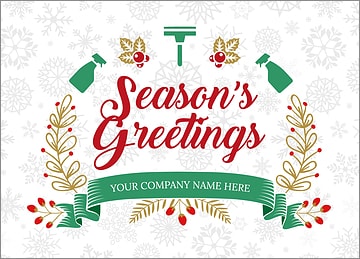 Window Snowflake Christmas Card