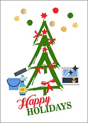 Window Tree Holiday Card