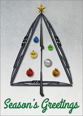 Windshield Wiper Tree (Glossy White) 