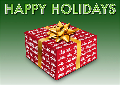 Wrecker Christmas Card