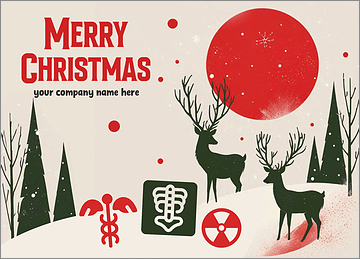 XRay Seasons Greeting Card