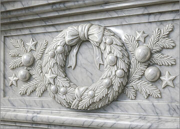 Architecture Christmas Card Wreath