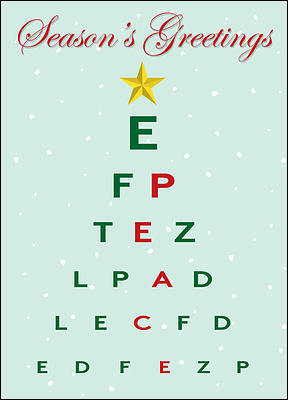 Christmas Eye Chart