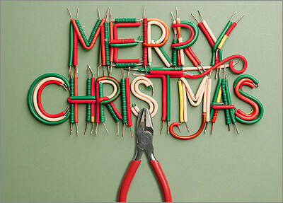 Electrical Conductors Holiday Card