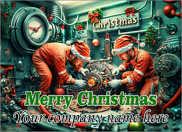 Engineer Christmas Card Schematic