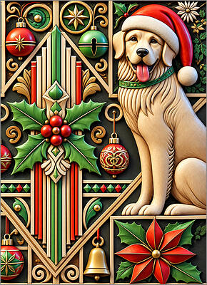 Pet Christmas Card Crowded